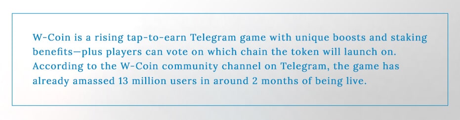 Image--W-Coin Tap to Earn Telegram Game Development