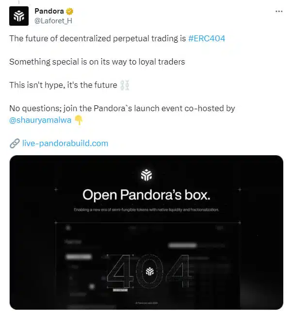 Open pandora