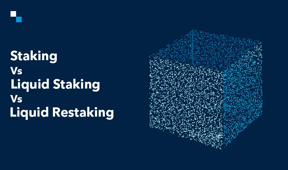 Staking vs. Liquid Staking vs. Liquid Restaking