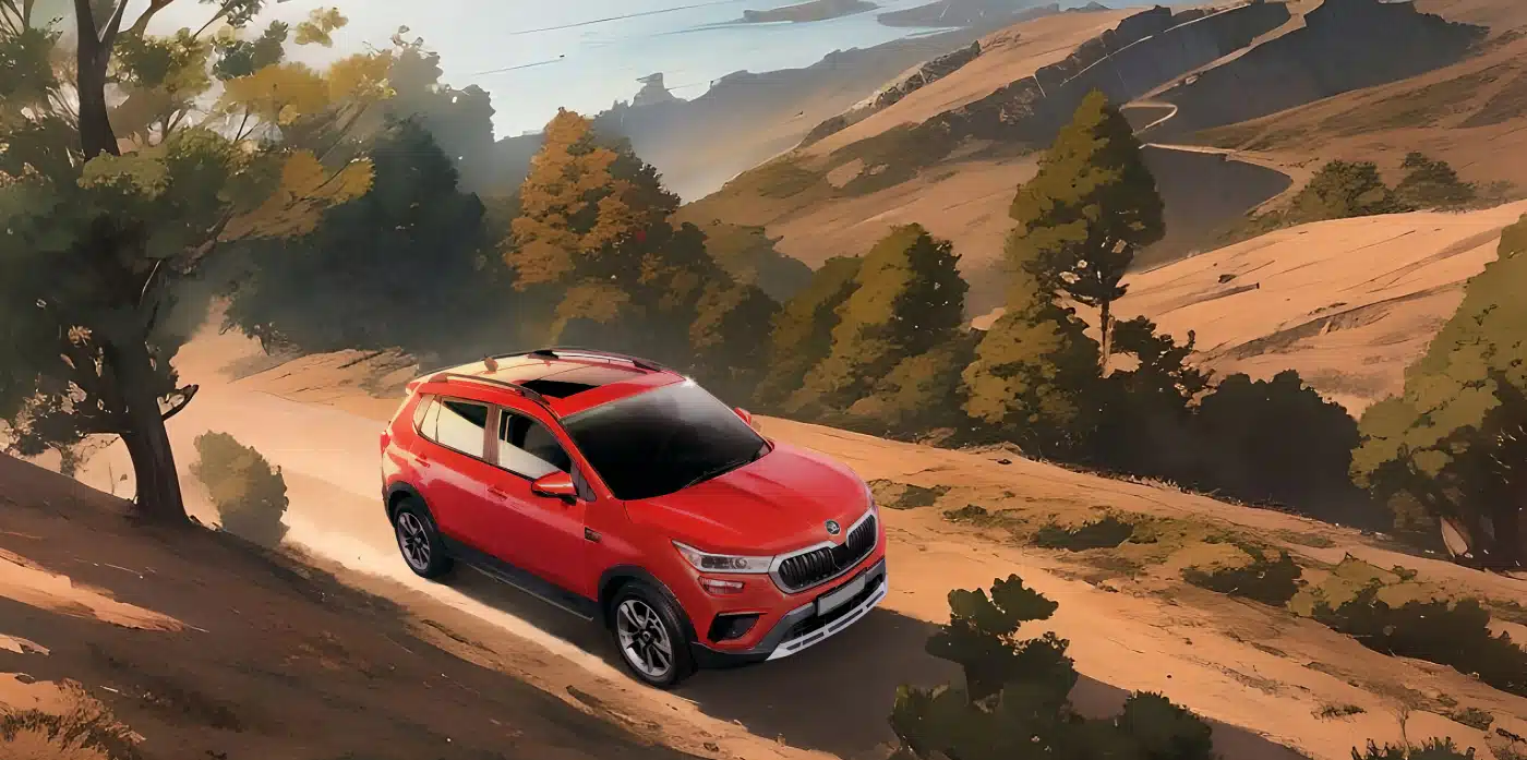 Škoda Slavia stylish sedan visuals